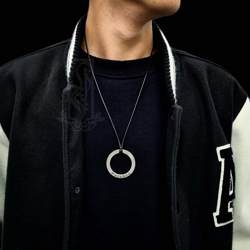 گردنبند نقره مردانه لیردا مدل اسم فرشید 72503 گردنبند نقره مردانه لیردا مدل اسم فرشید 72503