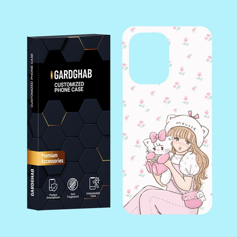 کاور گارد قاب مدل دخترانه مناسب برای گوشی موبایل شیائومی Redmi 13C 4G / Poco C65