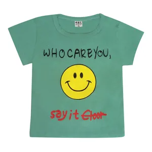 تی شرت آستین کوتاه بچگانه مدل who care you
