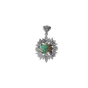 آویز گردنبند نقره زنانه مدل zock-100251