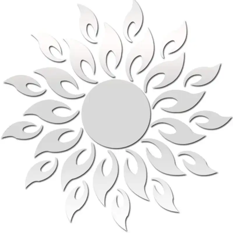 آینه پلکسی گلس مدل خورشید بسته 29 عددی