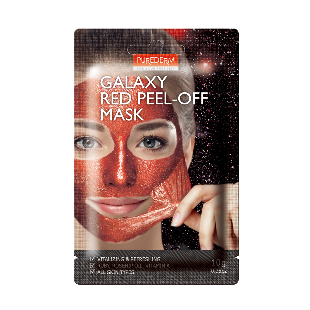 ماسک صورت پیوردرم سری Galaxy مدل Red وزن 10 گرم
