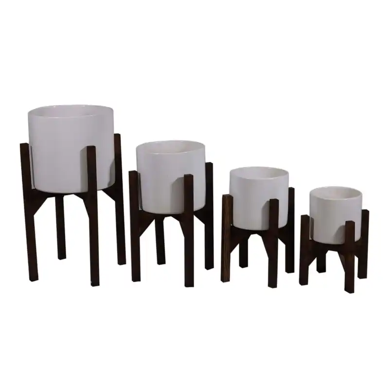 استند گلدان مدل باغ مجموعه 4 عددی