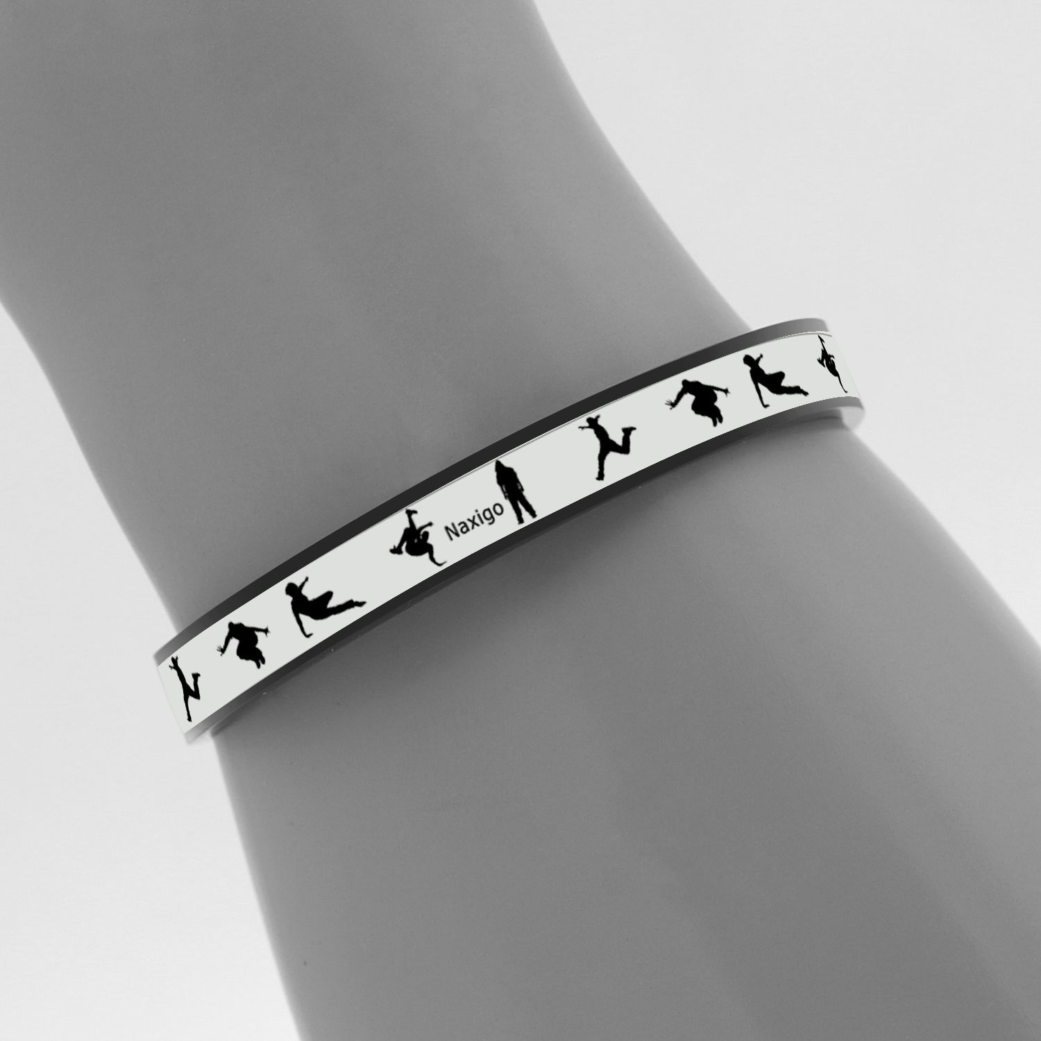 دستبند ناکسیگو طرح پارکور مدل BR5416 -  - 4