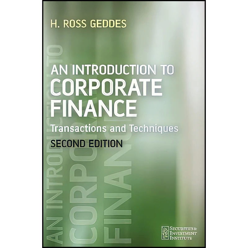 کتاب An Introduction to Corporate Finance اثر Ross Geddes انتشارات Wiley