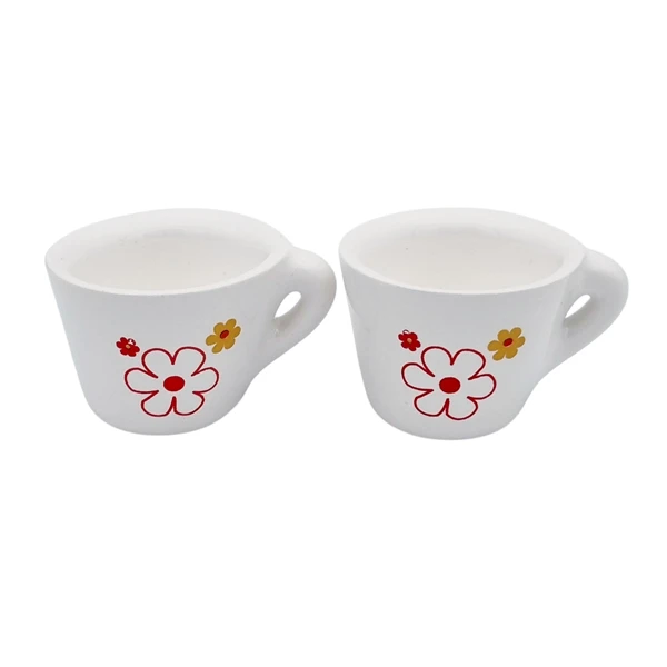 فنجان مدل ارکیده کد 12211xflower  مجموعه 2 عددی