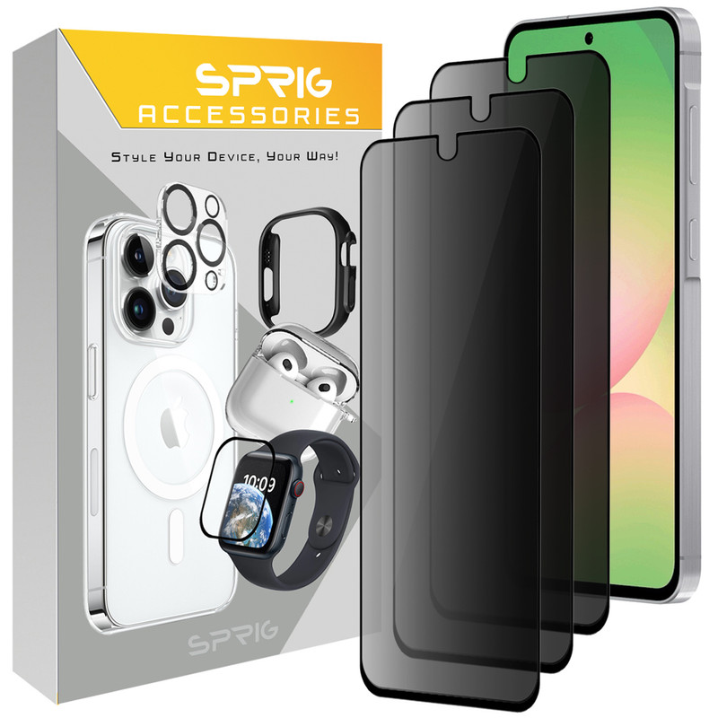 محافظ صفحه نمایش حریم شخصی اسپریگ مدل PRV_SP مناسب برای گوشی موبایل سامسونگ Galaxy A51 / A52 / A52s / A53 / S20FE بسته سه عددی