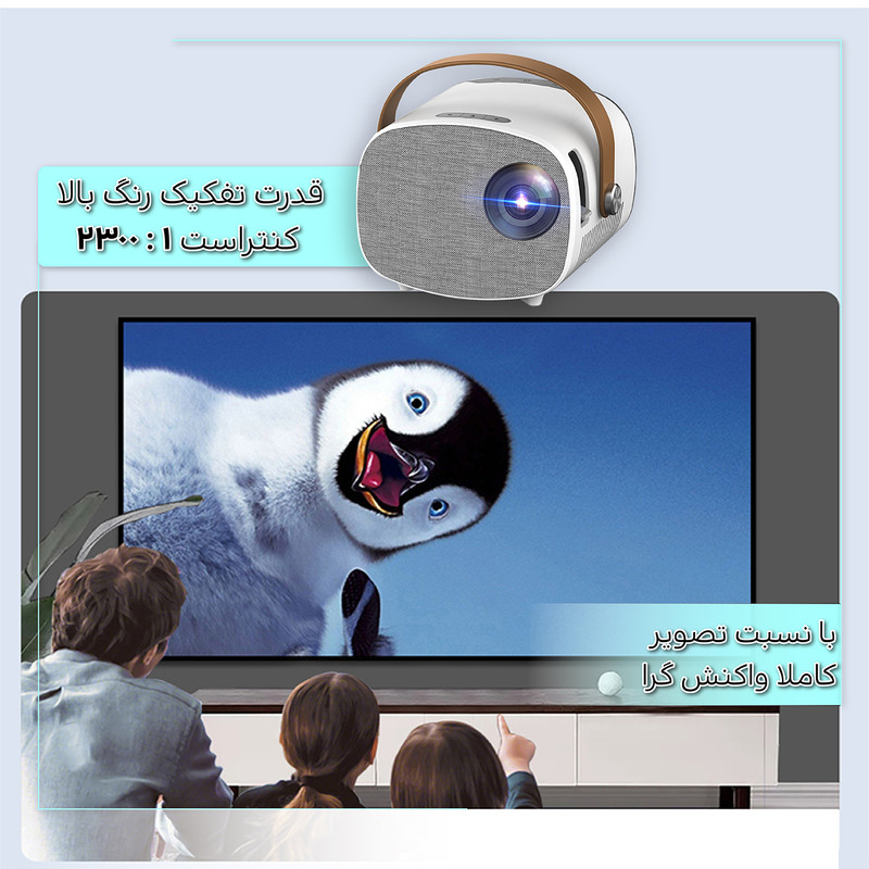 مینی ویدئو پروژکتور امپلاتون مدل YG-230 مینی ویدئو پروژکتور امپلاتون مدل YG-230