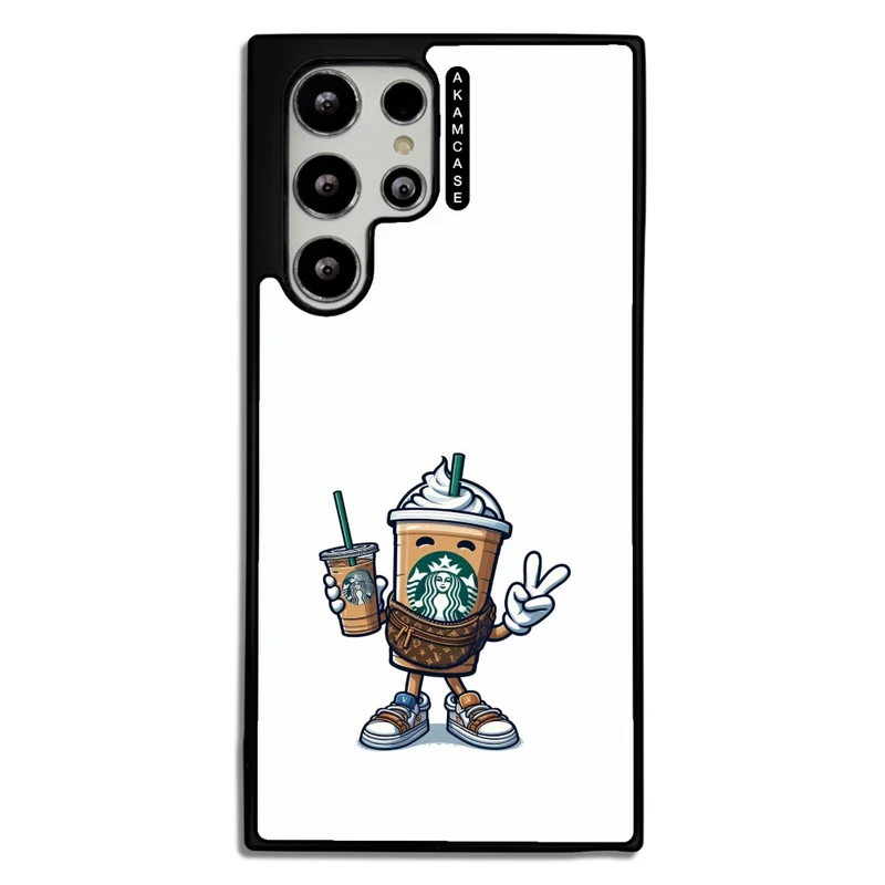 کاور آکام مدل AMC-WSGS22U-STARBUCKS-35 مناسب برای گوشی موبایل سامسونگ Galaxy S22 Ultra