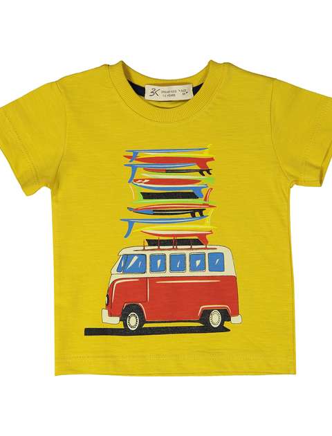 تی شرت نوزادی پسرانه بی کی مدل 2211124-16