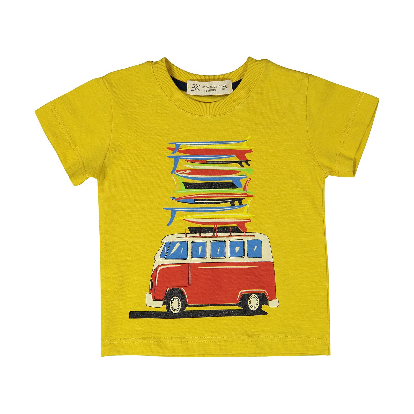تی شرت نوزادی پسرانه بی کی مدل 2211124-16 -  - 1