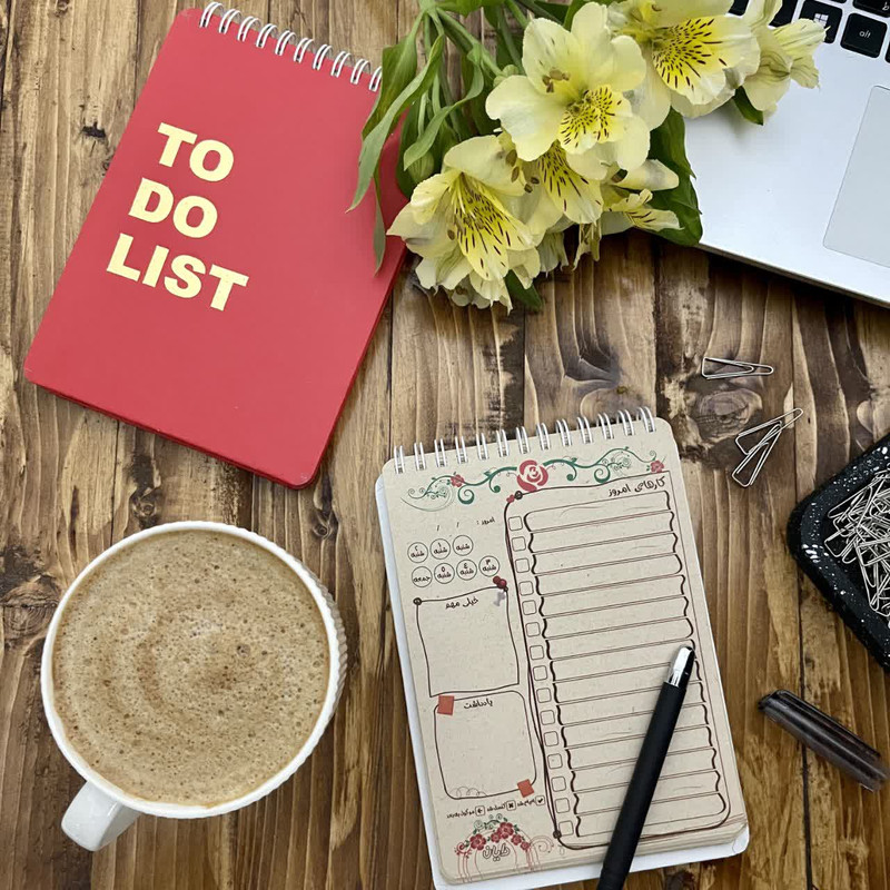 دفتر برنامه ریزی 60 برگ دایان مدل to do list کد ۳۵۵