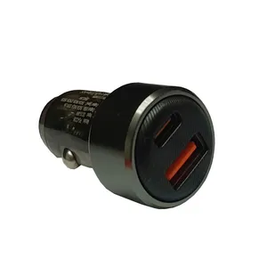 شارژر فندکی فست 63 وات دو پورت مدل PQ-CC06