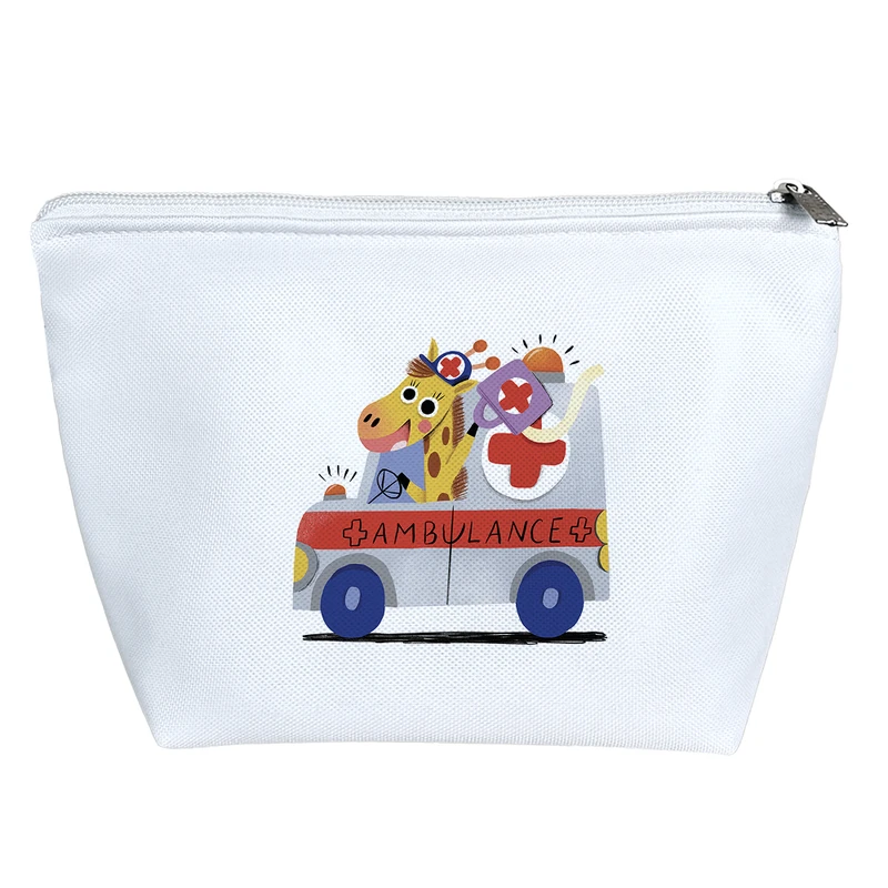 کیف لوازم آرایش دخترانه خندالو مدل زرافه دکتر کد H1820