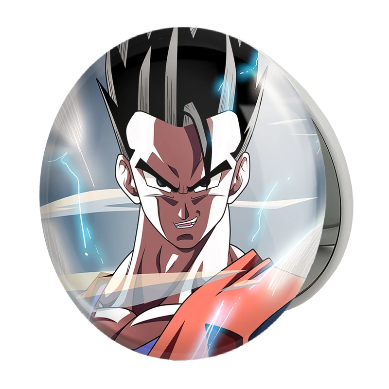 آینه جیبی خندالو طرح گوهان انیمه دراگون بال Dragon Ball مدل تاشو کد 12061 