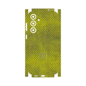 MAHOOT Yellow Snake Skin-FullSkin Cover Sticker for Samsung Galaxy S24 FE