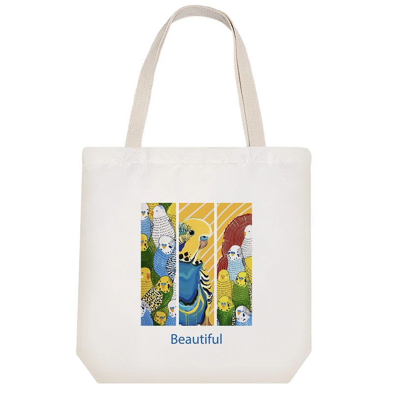 ساک خرید خندالو طرح مرغ عشق کد H104