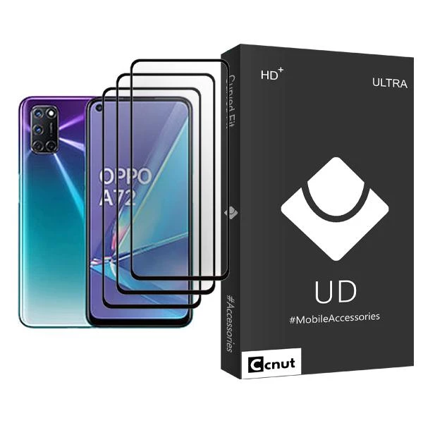 محافظ صفحه نمایش کوکونات مدل UDB Ultra MIX003 مناسب برای گوشی موبایل اوپو A72 بسته سه عددی