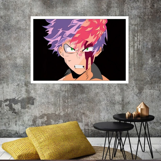 تابلو بکلیت طرح انیمه انیمه شوتو تودوروکی مدل قاب شاسی W-s8471