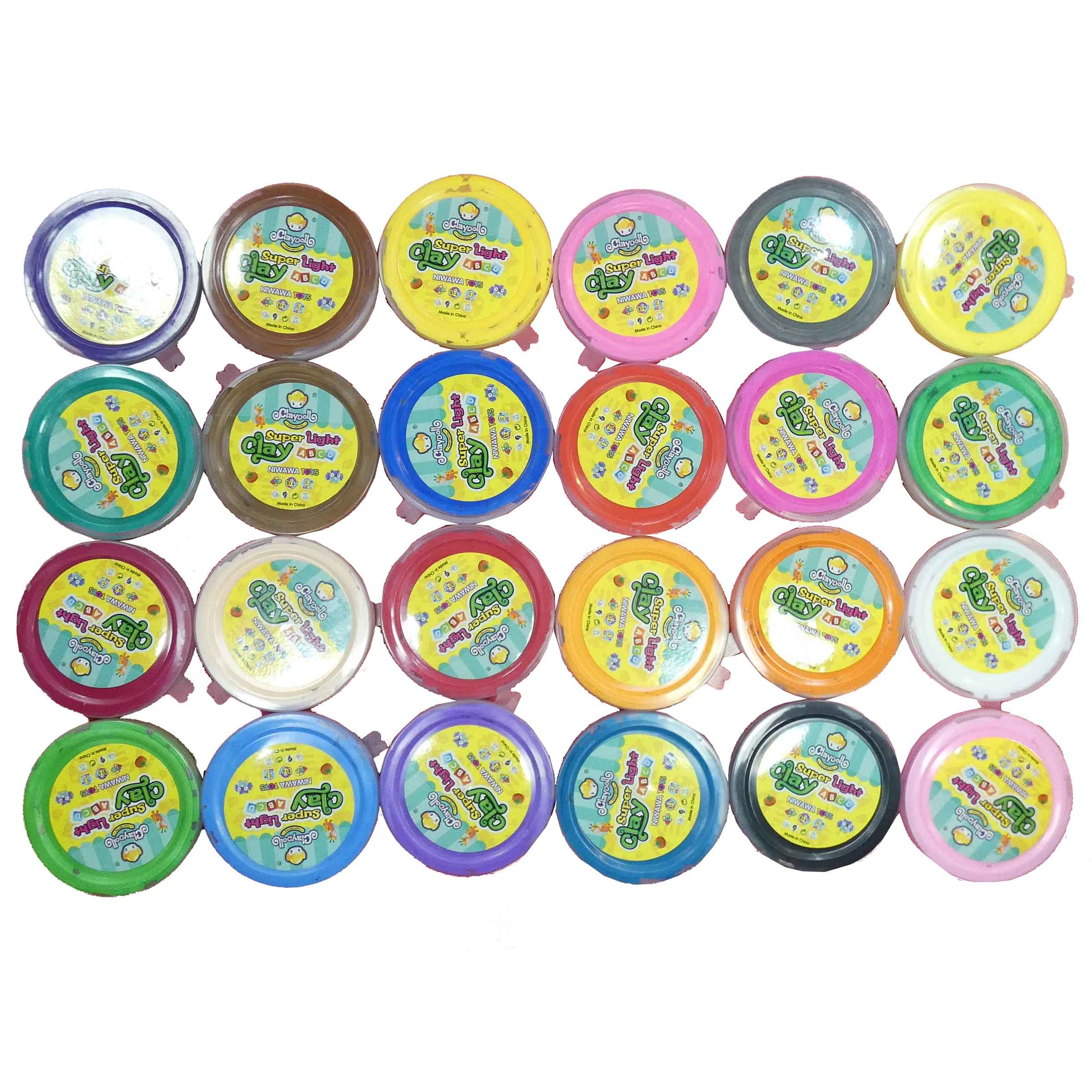 خمیر بازی مدل سوپر لایت بسته 24 عددی
