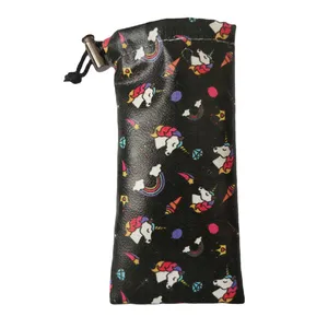 کیف عینک مدل اسب تک شاخ رنگ مشکی