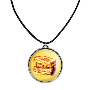 گردنبند خندالو مدل فست فود (Fast Food) کد 3655836559