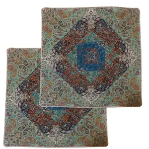 کاور کوسن ترمه مدل سنتی کد CHGH_05 بسته 2 عددی