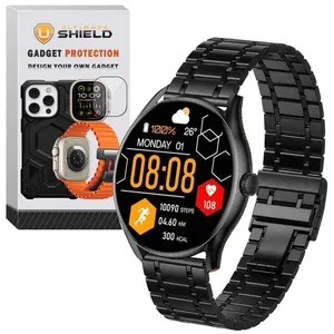 Ultimate Shield band model 5L Steel TW suitable for Haylou RS3 LS04 / RS5 / Solar Plus / Solar Pro / Solar Lite / Solar Neo / GST / GST Lite / GS / RT2 / LS02 Pro / Watch 2 Pro / R8 22mm smartwatch