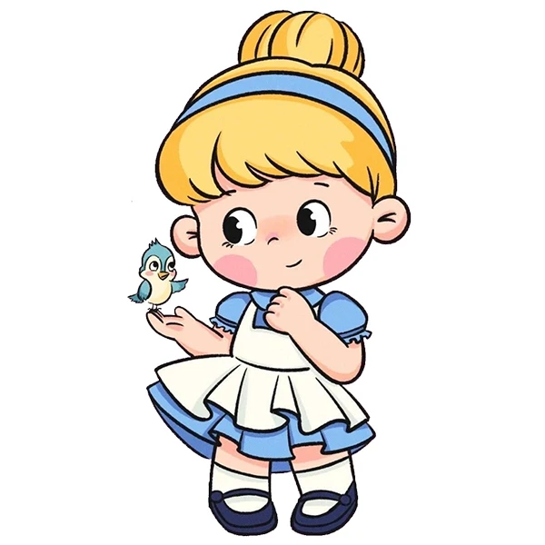 استیکر پارچه و لباس پاد آفرین طرح کارتونی کد 5379