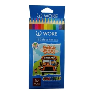 مداد رنگی 12 رنگ وک مدل Back to school