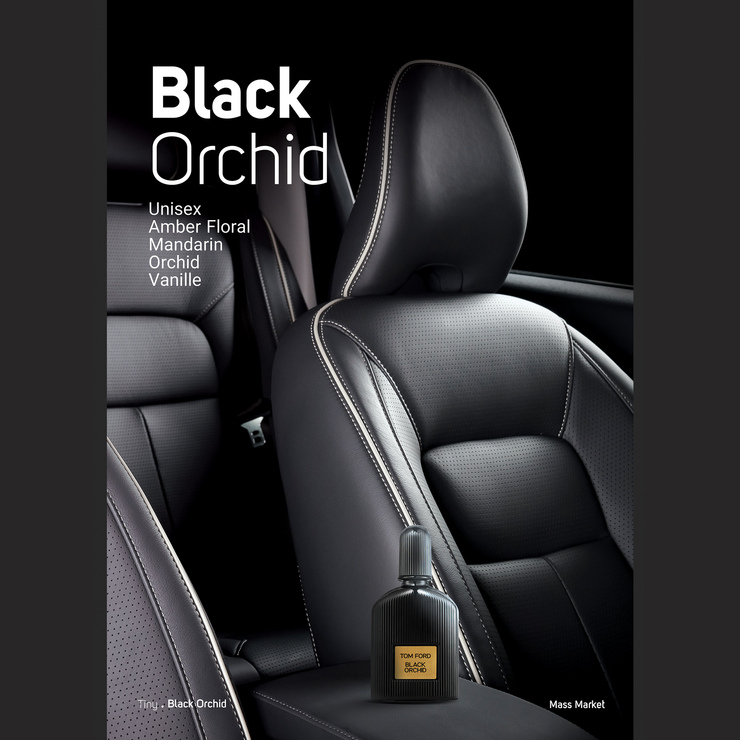 عطر جیبی النترا تاینی مدل Tom Ford Black Orcid حجم 30 میلی لیتر