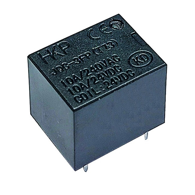 رله 24 ولت 10 آمپر اچ کا پی مدل JQC-3FP بسته 9 عددی