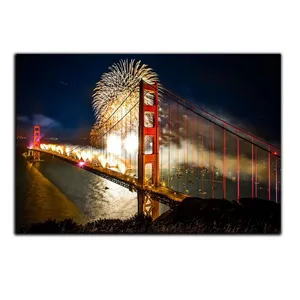 تابلو شاسی بکلیت طرح پل گلدن گیت سان فرانسیسکو مدل SH-634