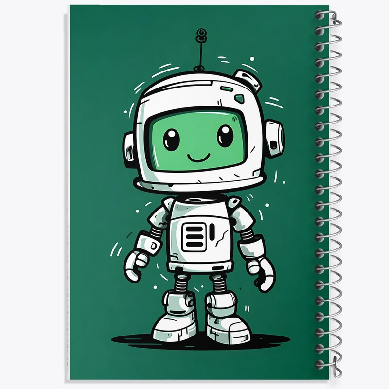 دفتر مشق 100 برگ خندالو طرح آدم آهنی کیوت کد N3752