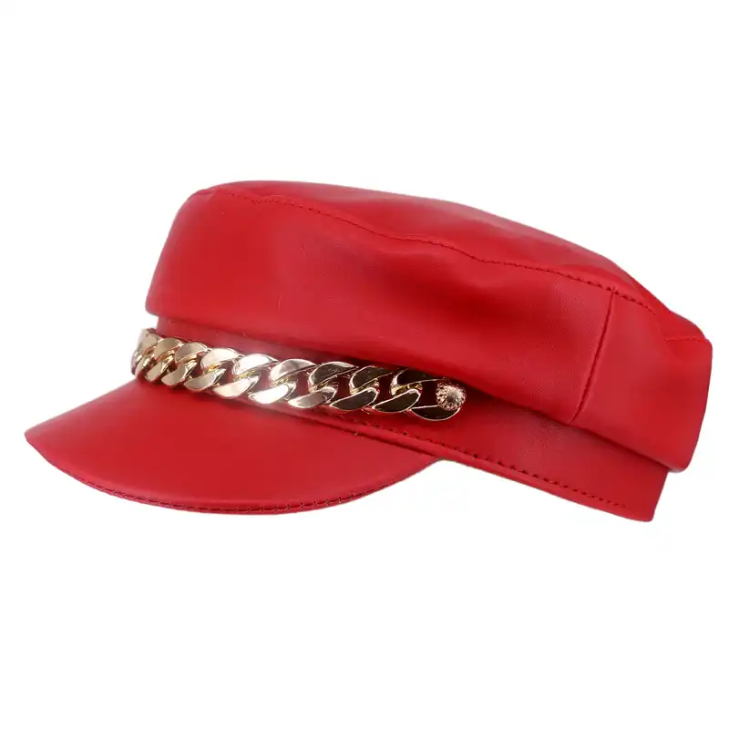 کلاه کپ طرح چرم مدل کاپیتانی