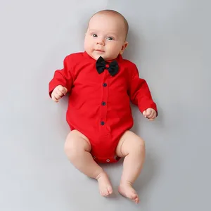 بادی آستین بلند نوزادی مدل Yalda