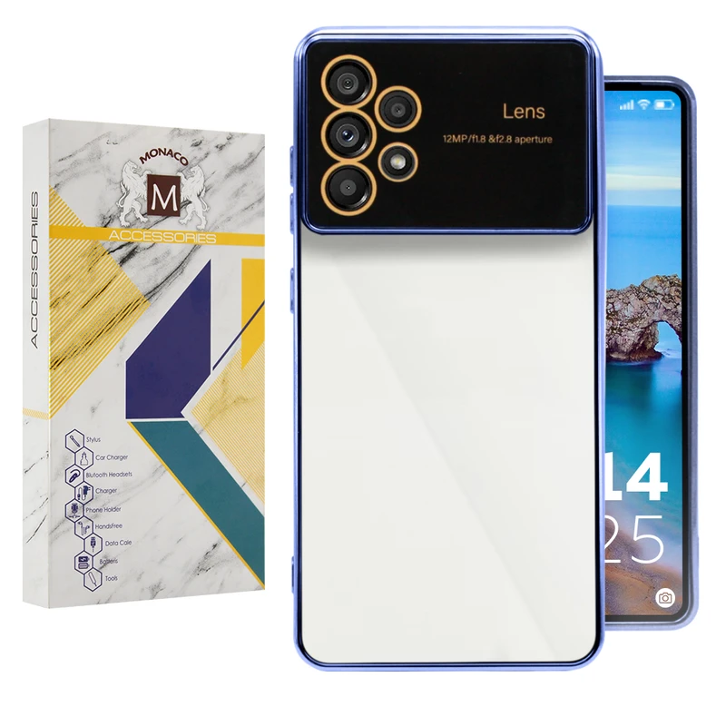 کاور موناکو مدل الکترولنز مناسب برای گوشی موبایل سامسونگ Galaxy A32 5G / A13 4G / M32 5G