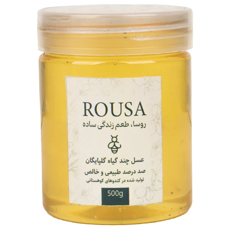 عسل طبیعی چندگیاه گلپایگان - ۵۰۰گرم