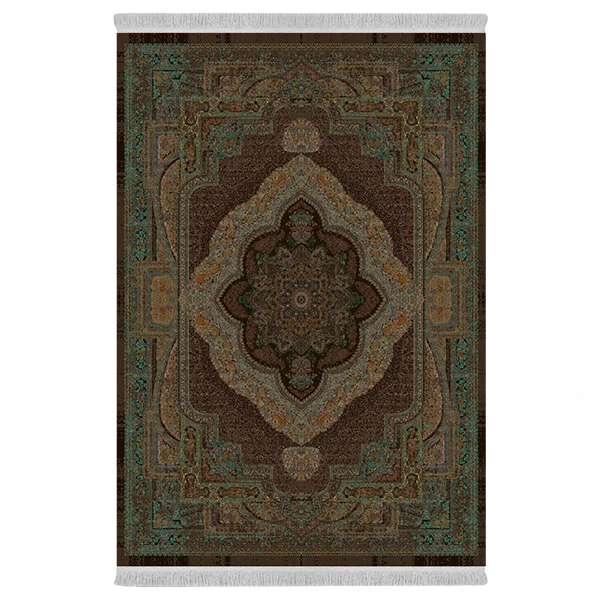 فرش پارچه‌ای دفه مدل فرشینه طرح مدرن کد 1066