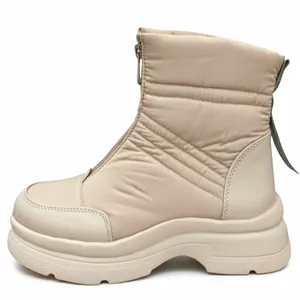 نیم بوت زنانه مدل کاپشنی کد 1188