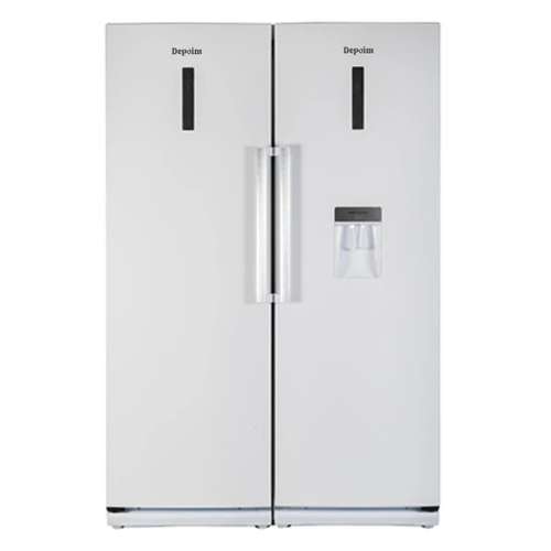 یخچال و فریزر دوقلو 40 فوت دیپوینت مدل  NF14-D5iU-W/NR14-D5iU-W