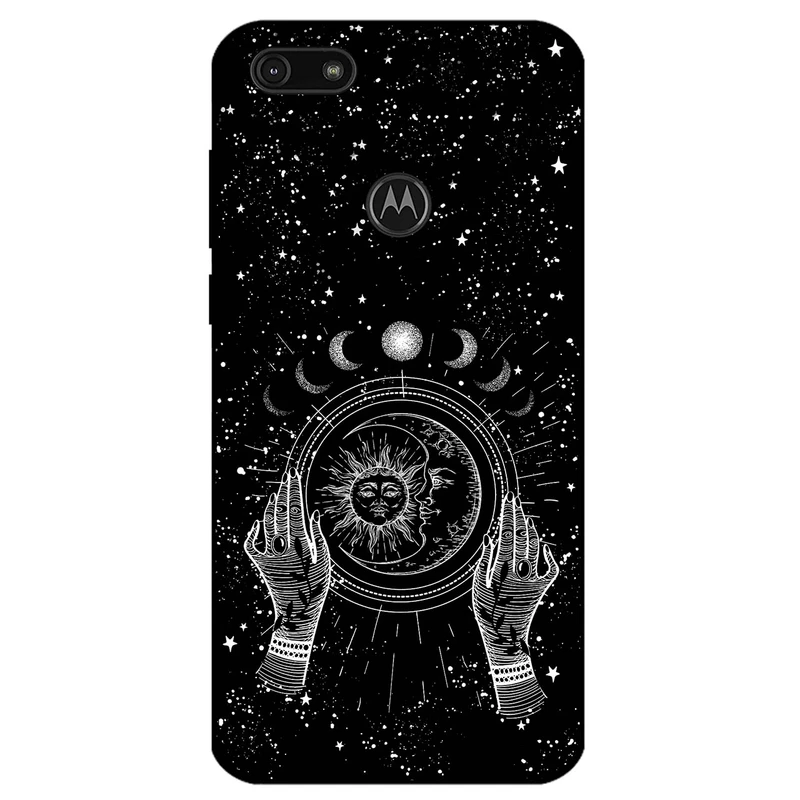 کاور مگافون طرح ماه و خورشید مدل 1892 مناسب برای گوشی موبایل موتورولا Moto E6 Play