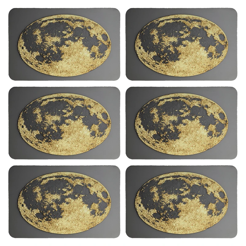 زیربشقابی طرح کره زمین کد 8867 بسته 6 عددی 