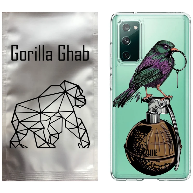 کاور گوریلا قاب مدل CLG کد 31 طرح پرنده مناسب برای گوشی موبایل سامسونگ Galaxy S20 FE