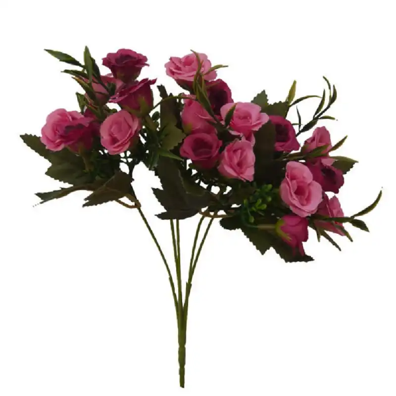 گل مصنوعی مدل رز مینیاتوری کد 20GOL-PA