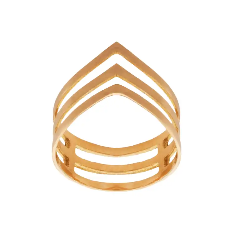 انگشتر طلا 18 عیار زنانه دُرج مدل VR07