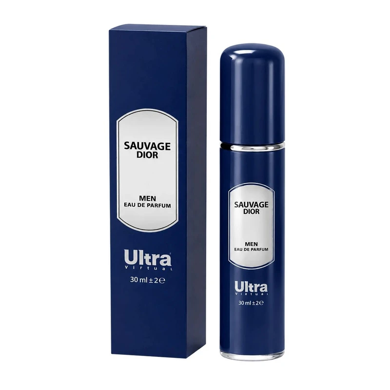 عطر جیبی مردانه اولترا ویرچوآل مدل Sauvage Dior با رایحه گرم حجم 30 میلی‌لیتر