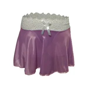 دامن زنانه شیک فام مدل 14 رنگ یاسی