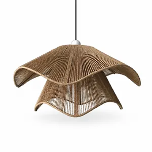 لوستر بافتنی مدل لاله رافیا کد R-50