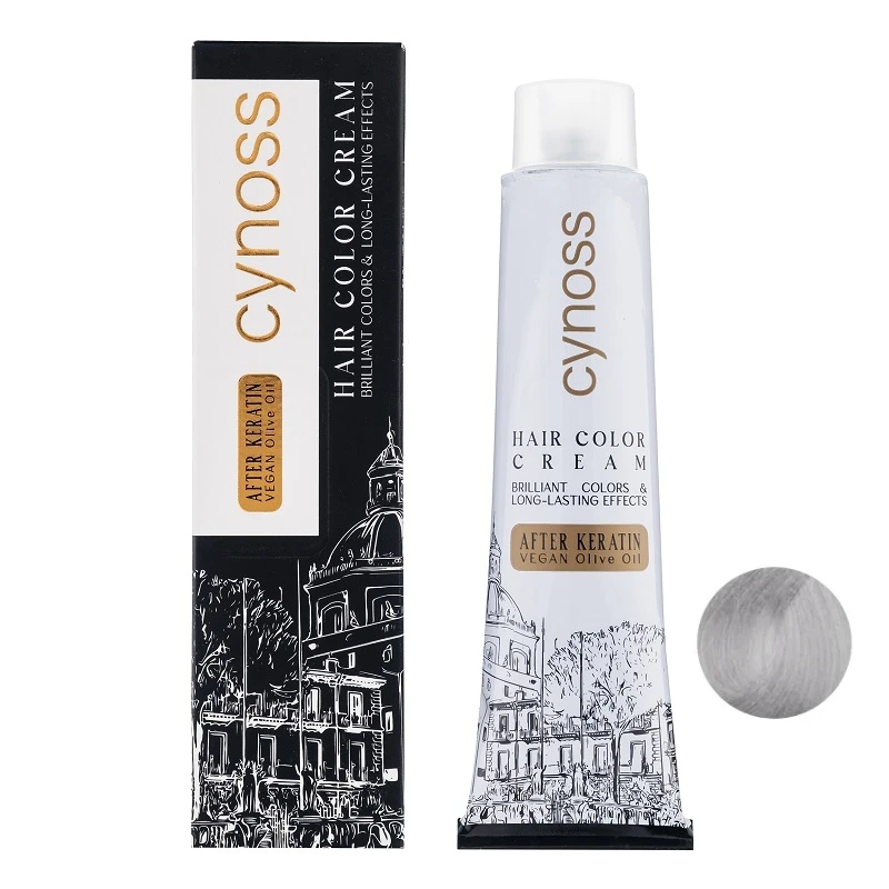 رنگ مو سینوس شماره 10.1 حجم 120 میلی لیتر رنگ بلوند خاکستری پلاتینه